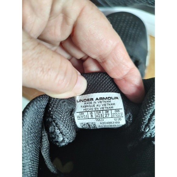 Under Armour Shoes Humble & Hungry Black/Gold Size Men's 9 W - Picture 13 of 16